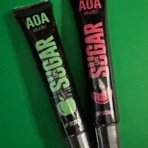 Set of 2 Lip Sugar Scrubs - Apple and Watermelon